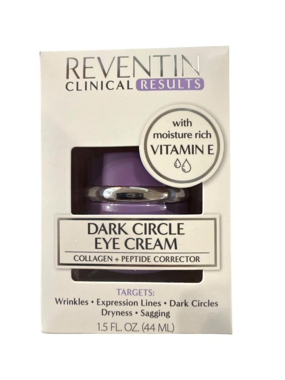 Reventin Clinical Results Dark Circle Eye Cream 1.5 oz Collagen+Hyaluronic Acid+